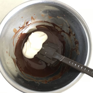 チョコとホイップクリーム