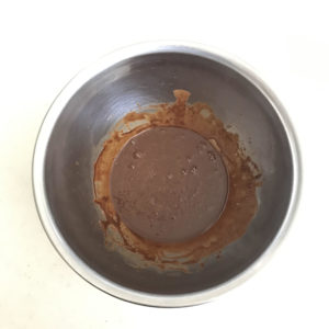 チョコ　水追加