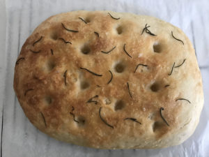 フォカッチャ　焼き上がり