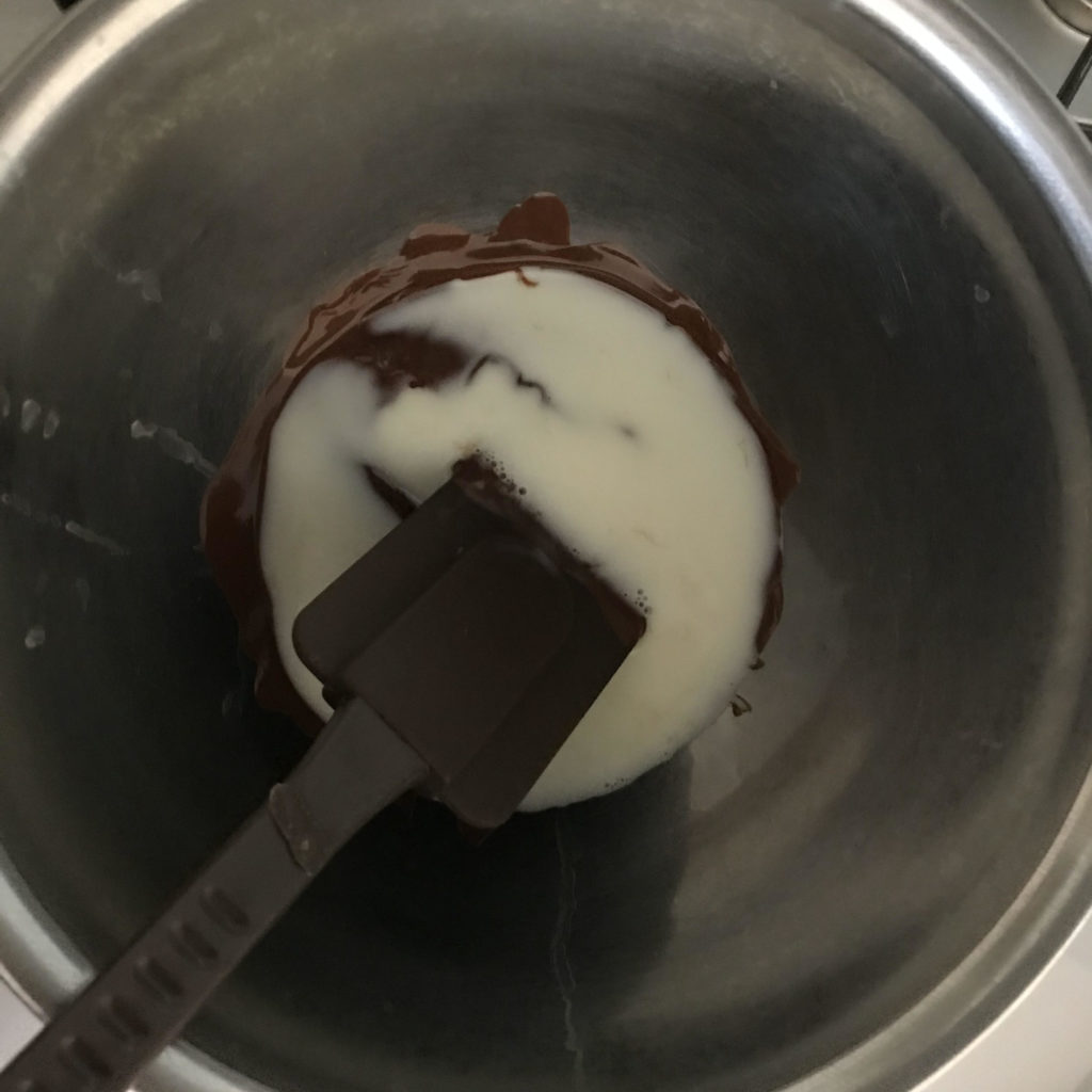 チョコレートと牛乳