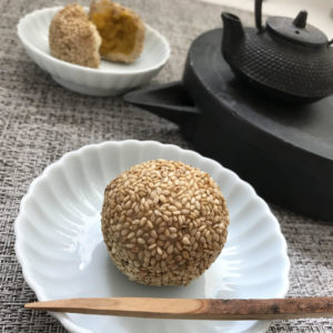 かぼちゃごま団子