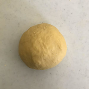 かぼちゃあんぱん捏ね