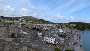 Conwy Castleから見た城壁